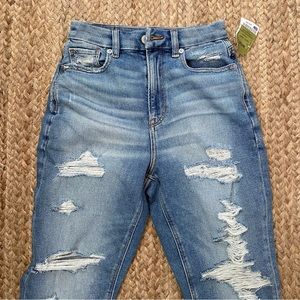 American Eagle Ripped Mom Jeans